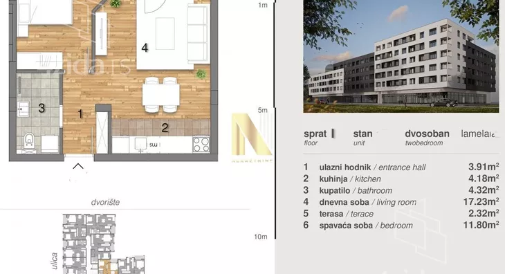 Dvosoban stan | 4zida