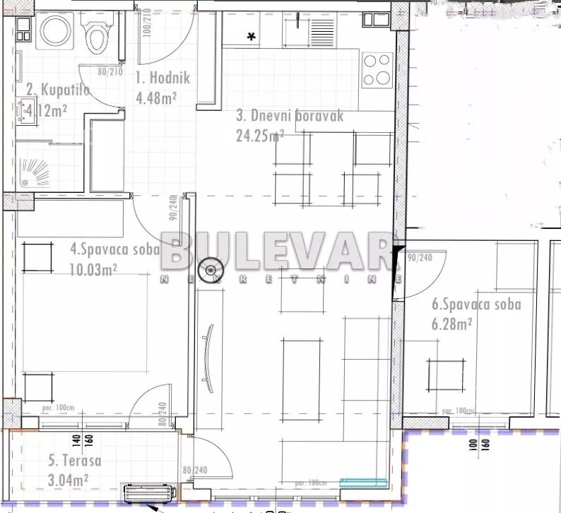 Dvoiposoban stan | 4zida