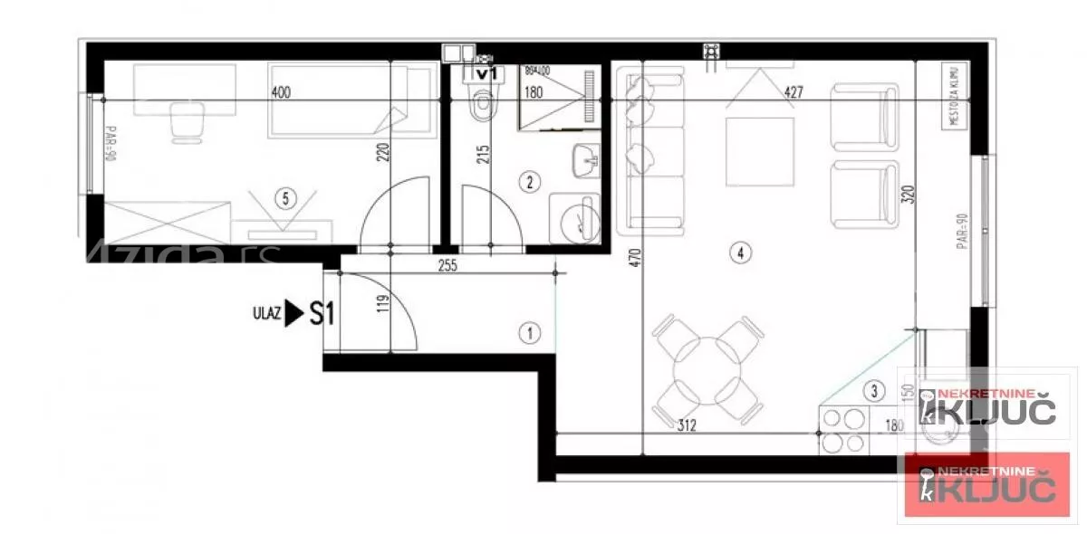 Jednoiposoban stan | 4zida