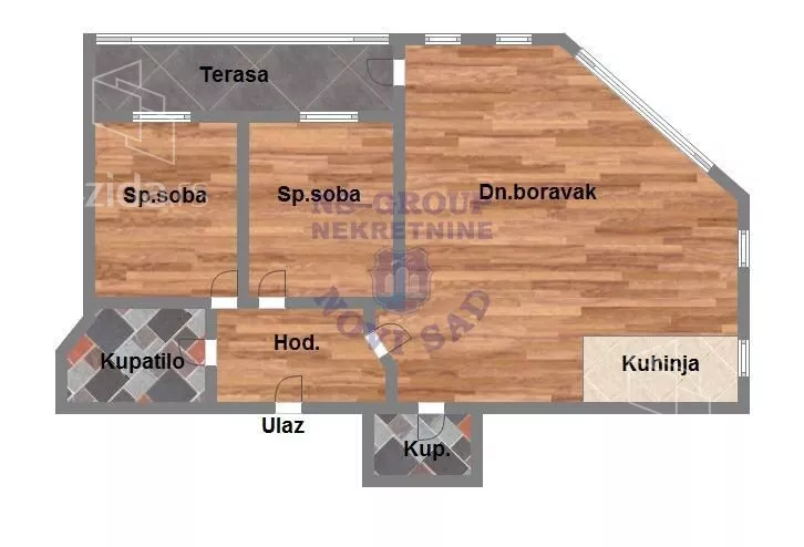 Trosoban stan | 4zida