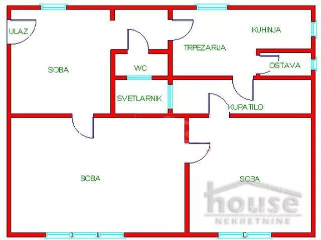 Trosoban stan | 4zida