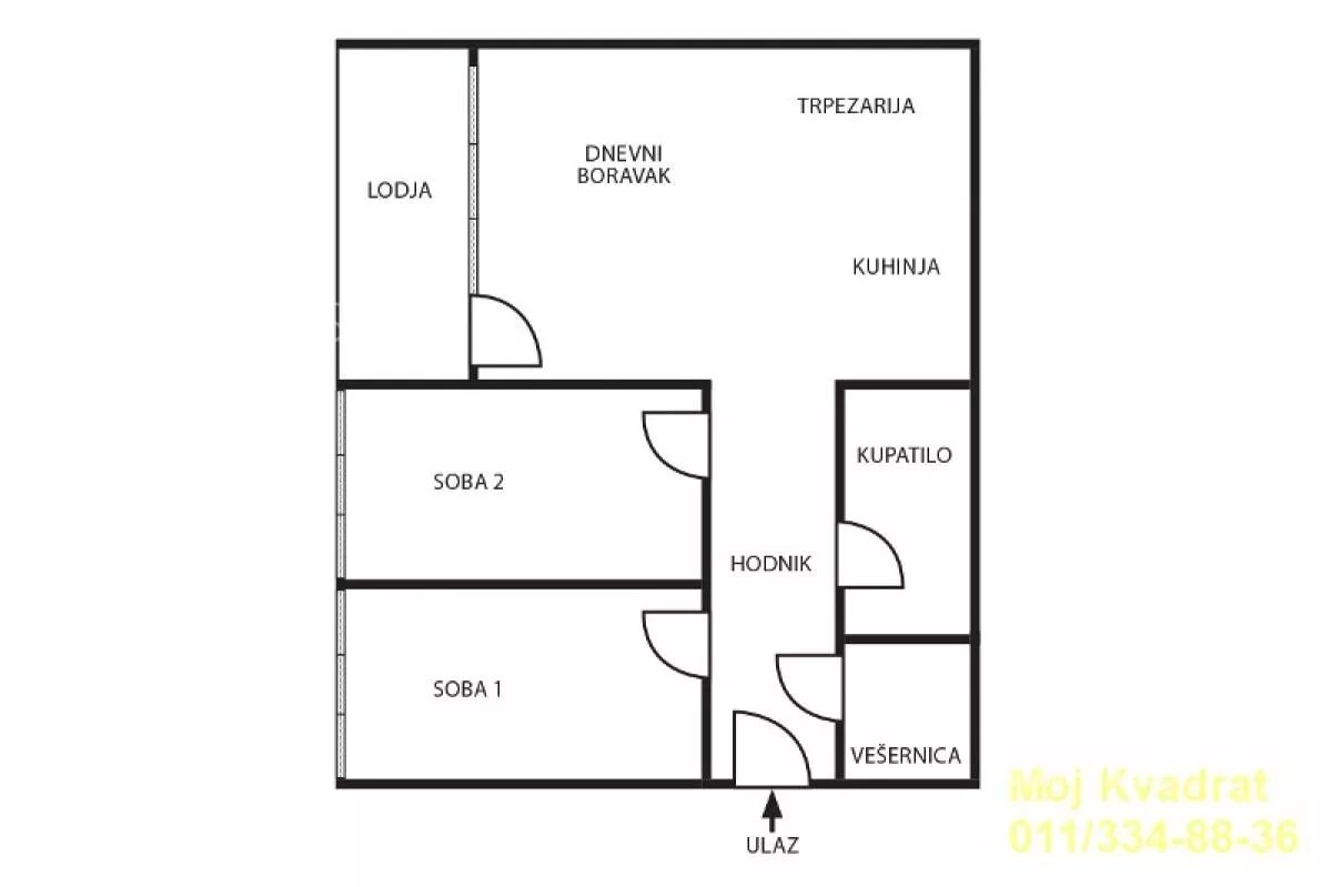 Trosoban stan | 4zida