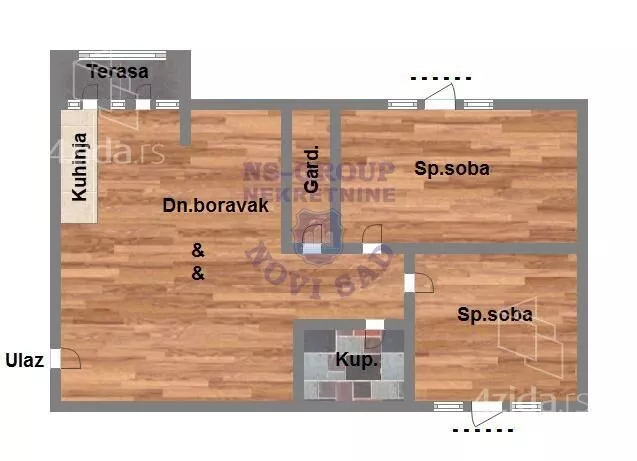 Trosoban stan | 4zida