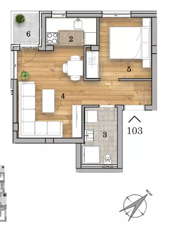 Dvosoban stan | 4zida