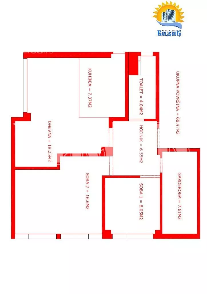 Dvosoban stan | 4zida