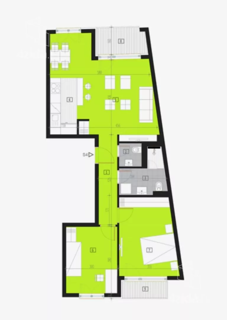 Trosoban stan | 4zida