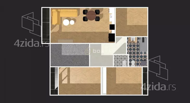 Troiposoban stan | 4zida