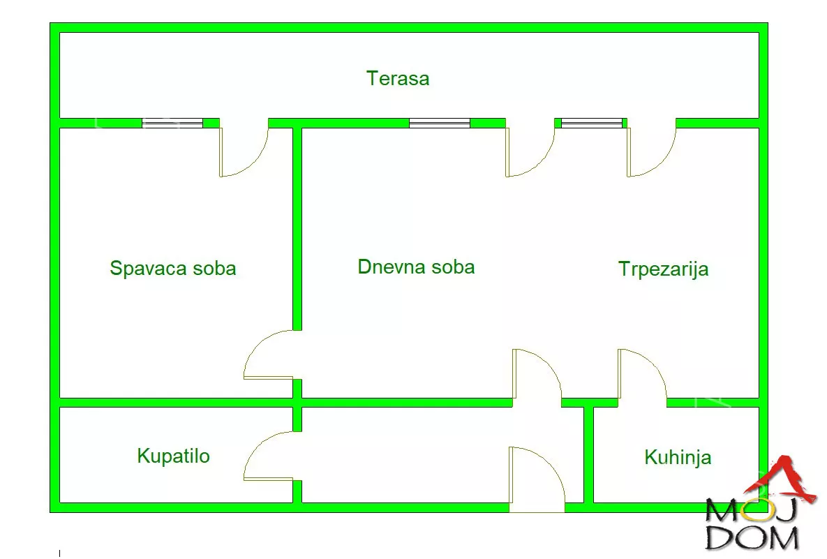 Dvosoban stan | 4zida