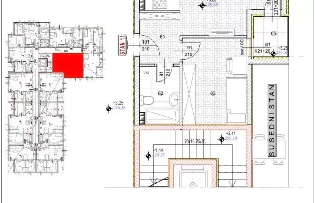 Jednoiposoban stan | 4zida