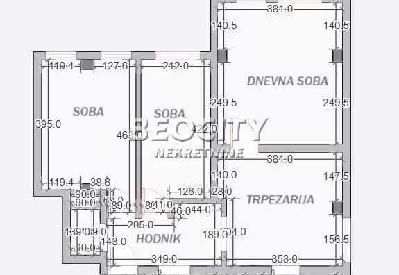Trosoban stan | 4zida