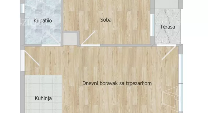 Dvosoban stan | 4zida