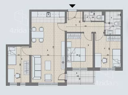 Dvoiposoban stan | 4zida