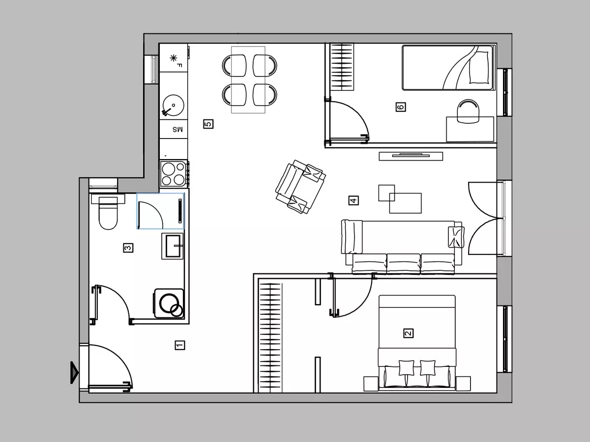 Dvoiposoban stan | 4zida