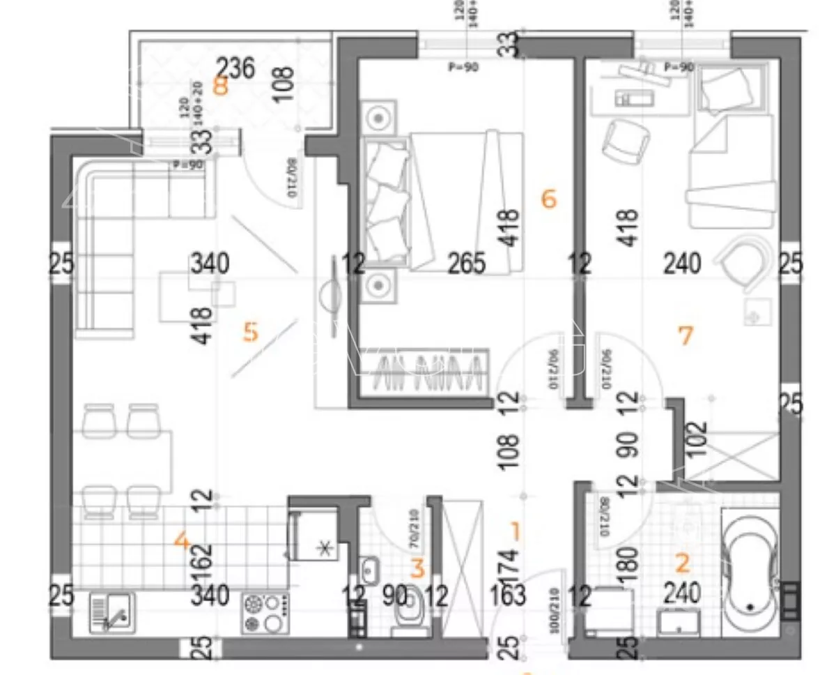 Trosoban stan | 4zida