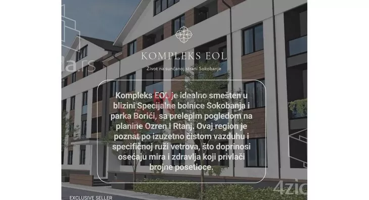Jednoiposoban stan | 4zida
