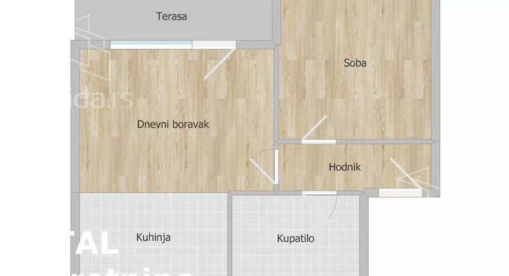 Jednoiposoban stan | 4zida