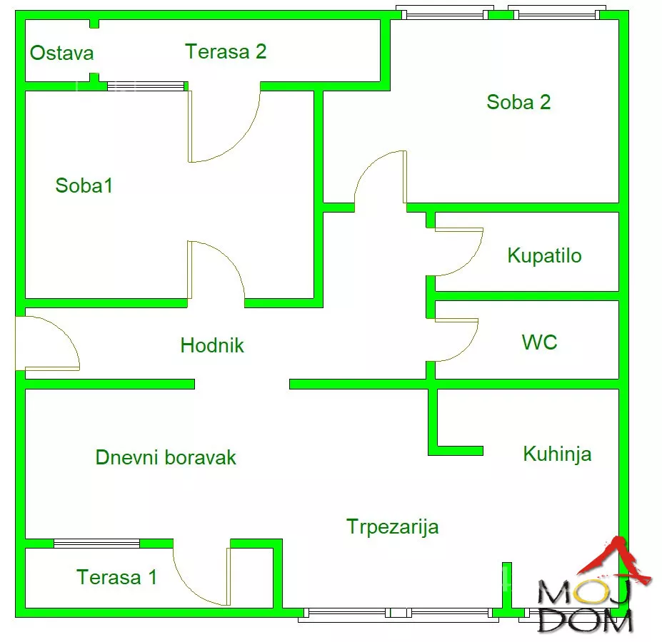 Trosoban stan | 4zida