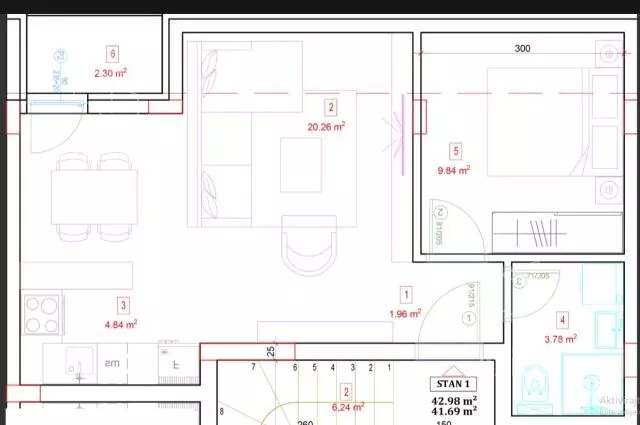 Dvosoban stan | 4zida