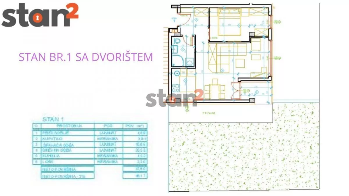 Dvoiposoban stan | 4zida