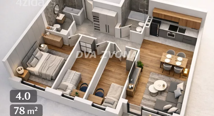 Četvorosoban stan | 4zida