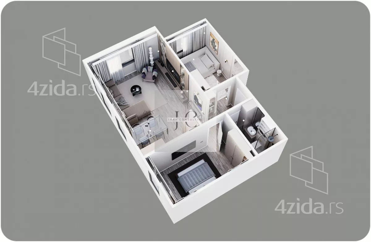 Trosoban stan | 4zida