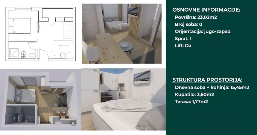 Garsonjera | 4zida