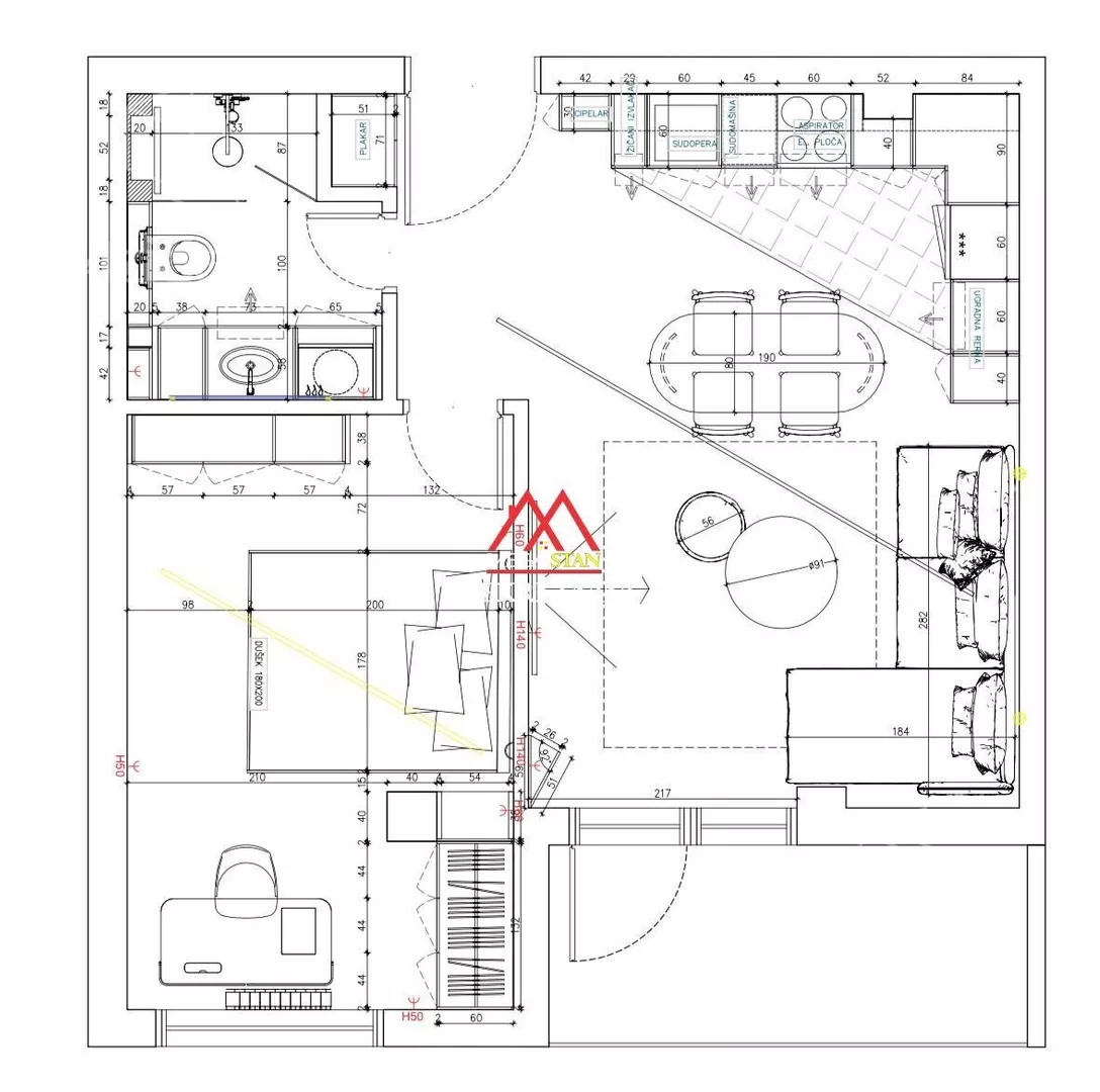 Dvosoban stan | 4zida