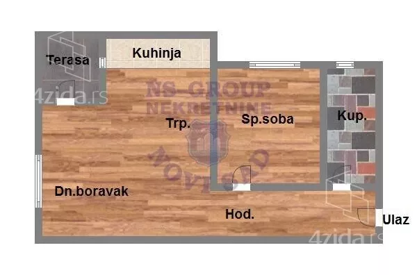 Dvosoban stan | 4zida