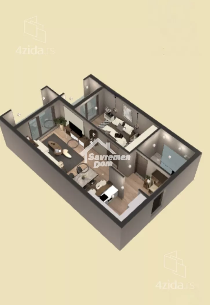 Dvosoban stan | 4zida