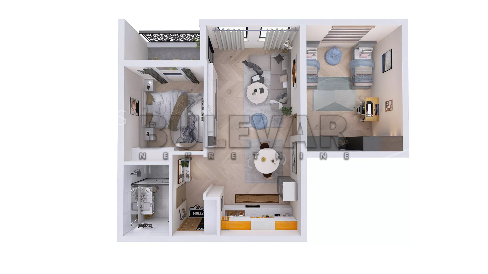 Trosoban stan | 4zida