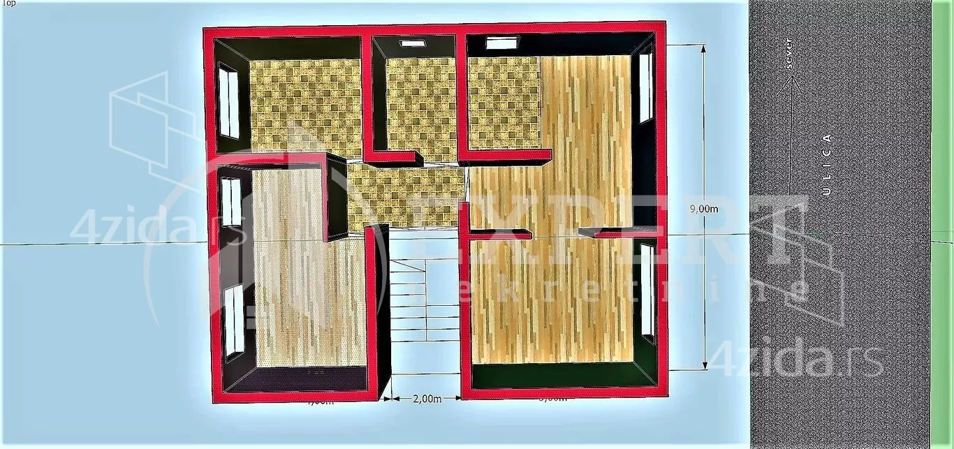 Trosoban stan | 4zida