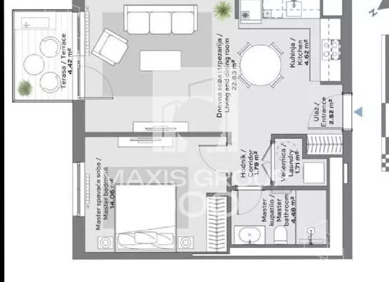 Dvosoban stan | 4zida