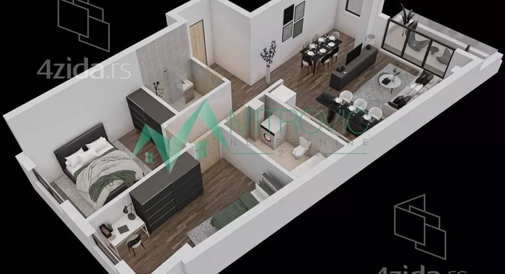 Dvoiposoban stan | 4zida