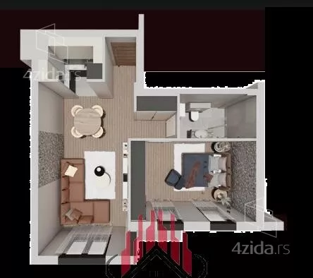 Dvoiposoban stan | 4zida