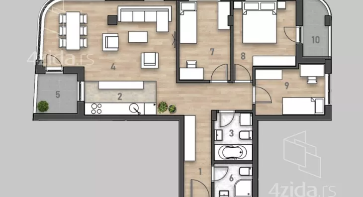 Četvorosoban stan | 4zida