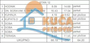 Troiposoban stan | 4zida