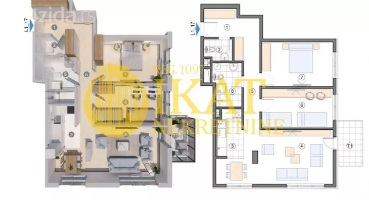 Trosoban stan | 4zida