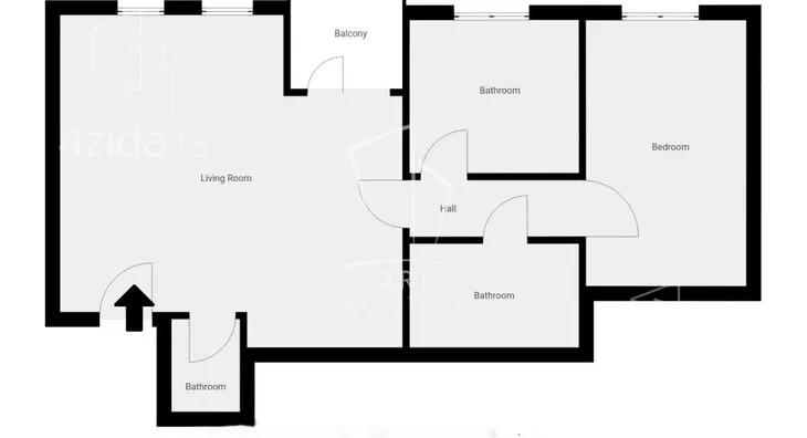 Dvoiposoban stan | 4zida