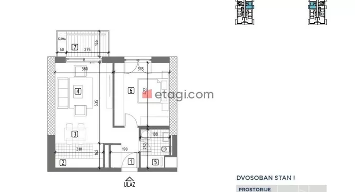 Dvosoban stan | 4zida