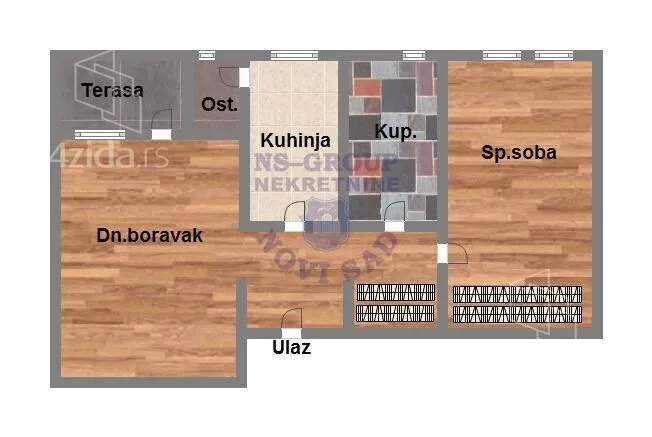 Dvosoban stan | 4zida