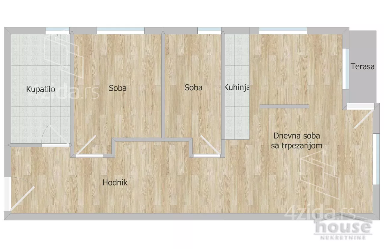 Dvoiposoban stan | 4zida