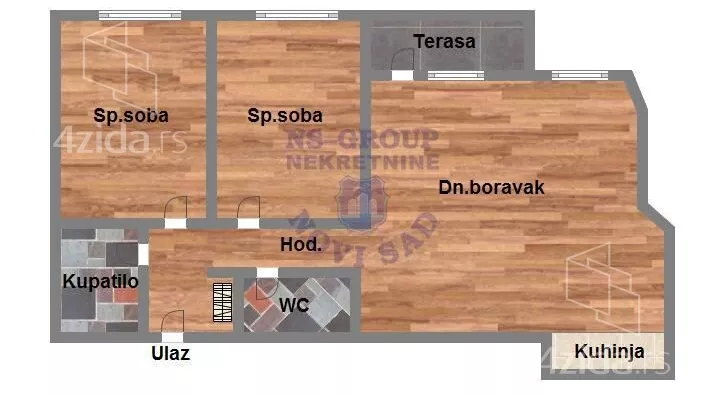 Trosoban stan | 4zida