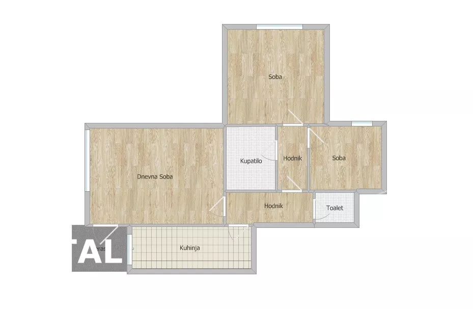 Dvoiposoban stan | 4zida