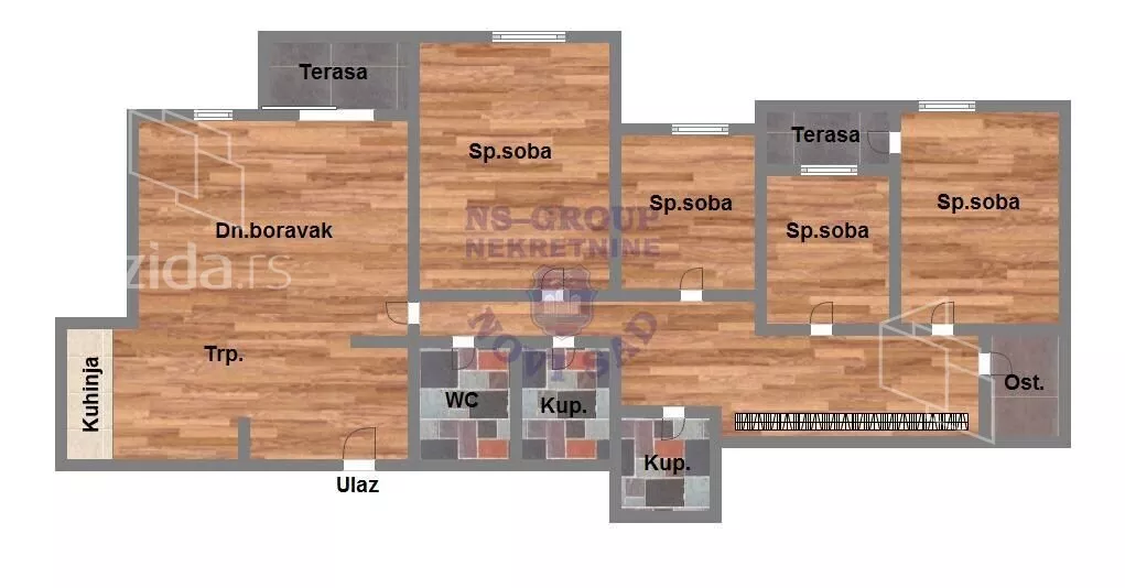 Petosoban stan | 4zida