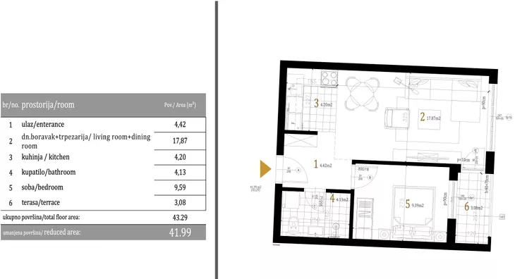 Dvosoban stan | 4zida