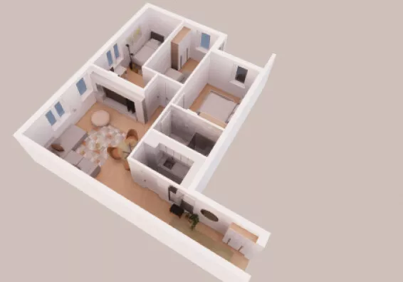 Troiposoban stan | 4zida