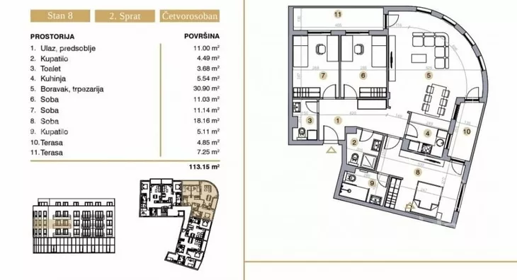 Četvorosoban stan | 4zida