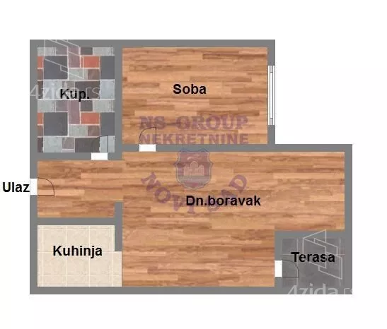 Jednoiposoban stan | 4zida