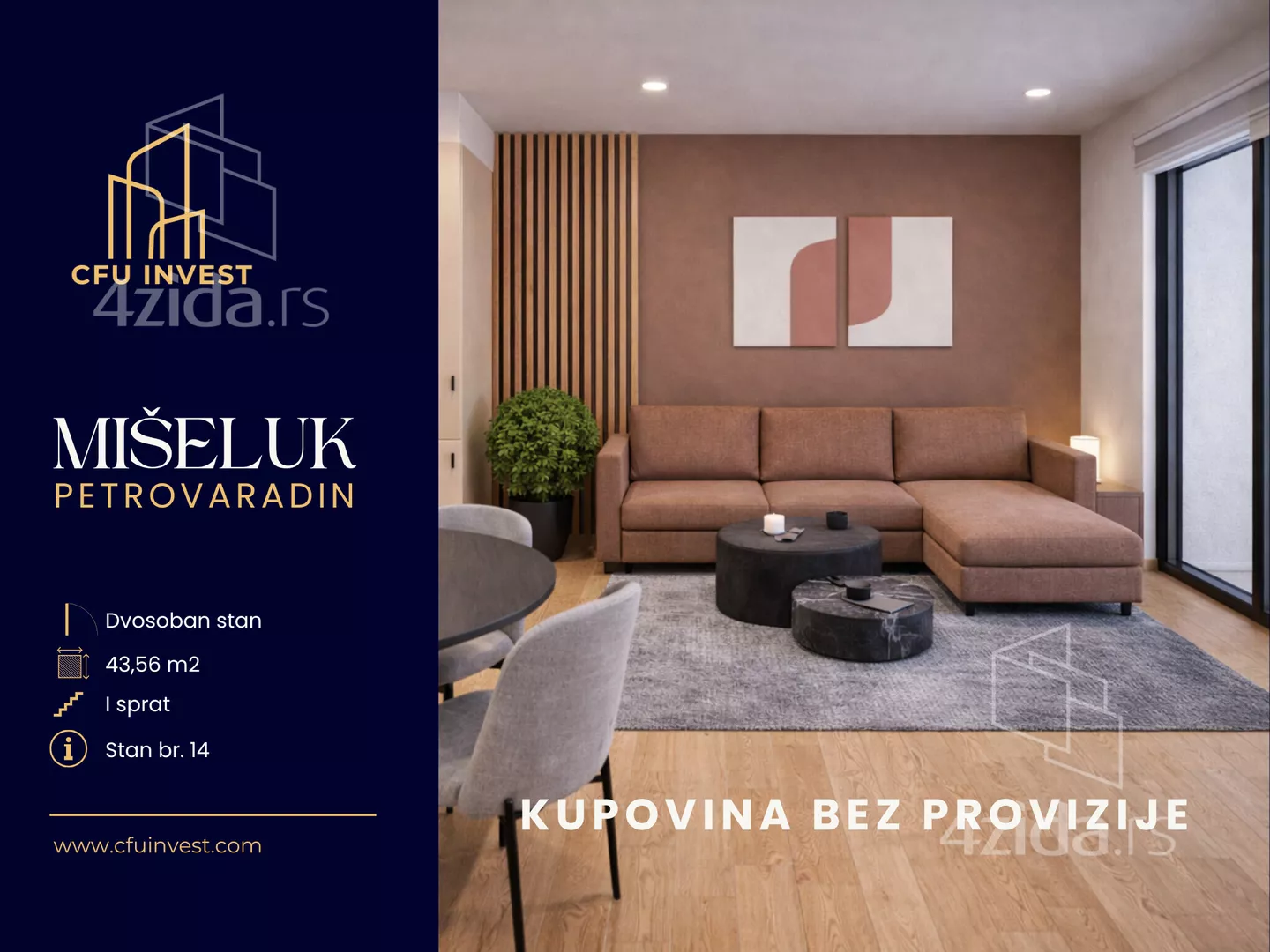 Dvosoban stan | 4zida