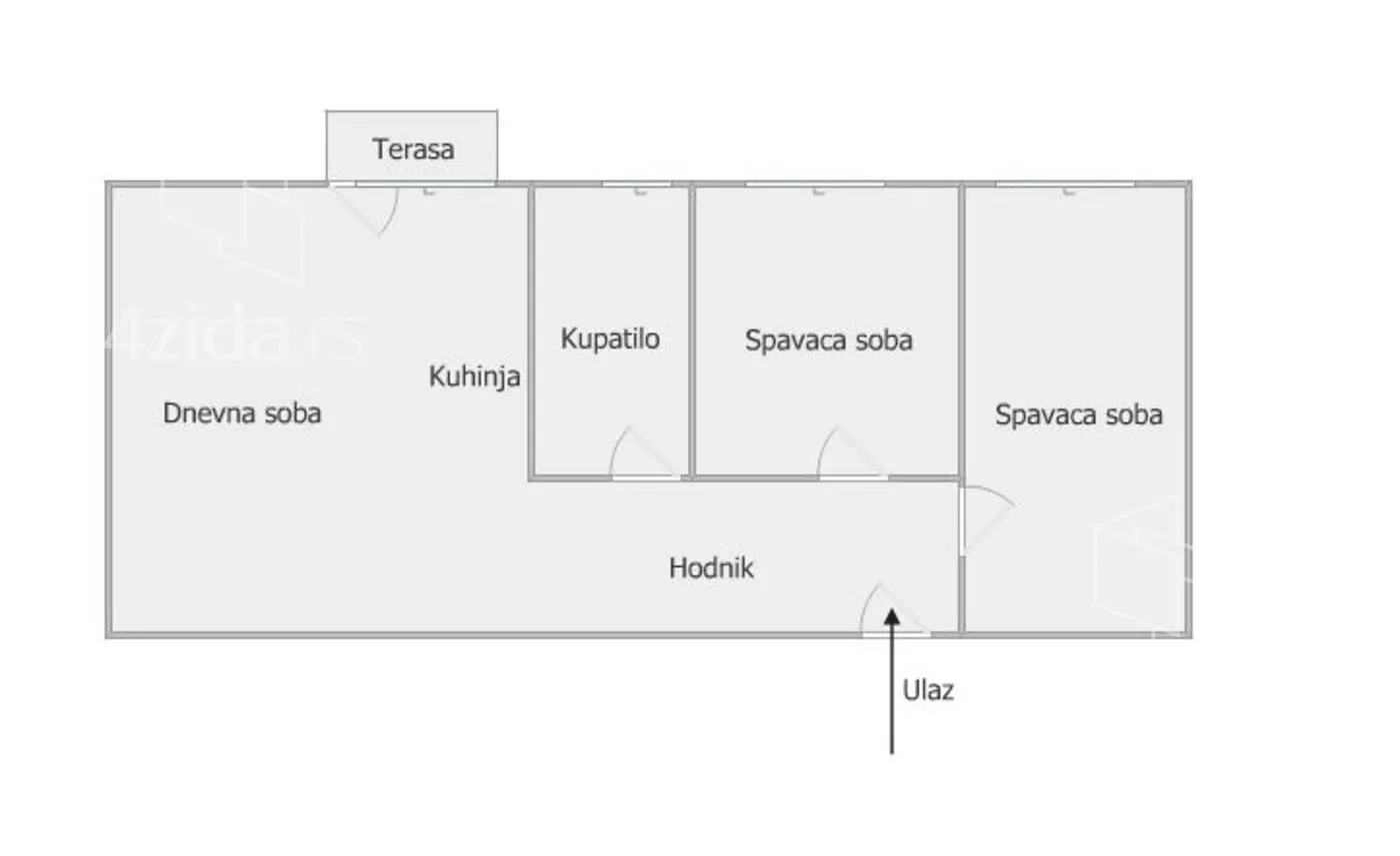 Trosoban stan | 4zida